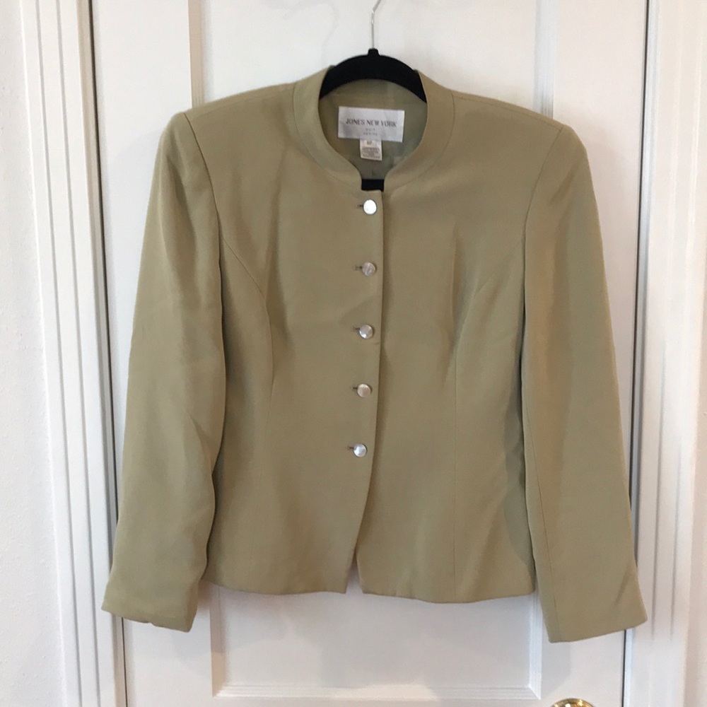 Jones New York Silk Blazer